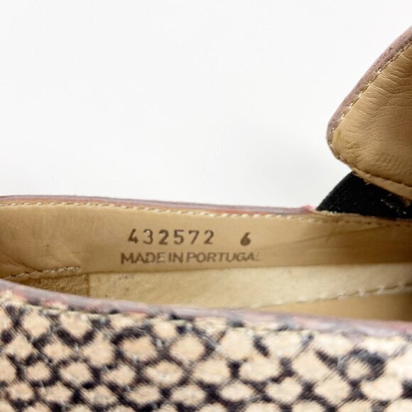 AQUATILA | Orilla Snakeskin Embossed leather slip-on sneaker 6 NWOT - Picture 10 of 12